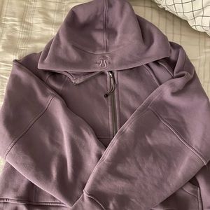 Lululemon dusky lavender scuba full zip